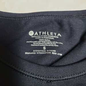 Athleta Foothill Seamless Tank Black Size Small SU18 RN54023
